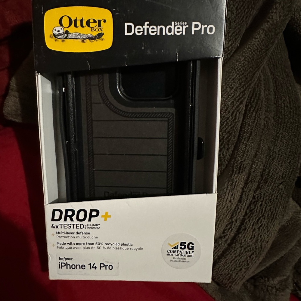 OtterBox Defender Pro Case for iPhone 14 Pro - Black